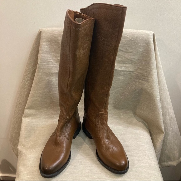 SARTO BY FRANCO SARTO Sz 6 Leather Zipper At Back Comfort Knee High Boots - Picture 2 of 13